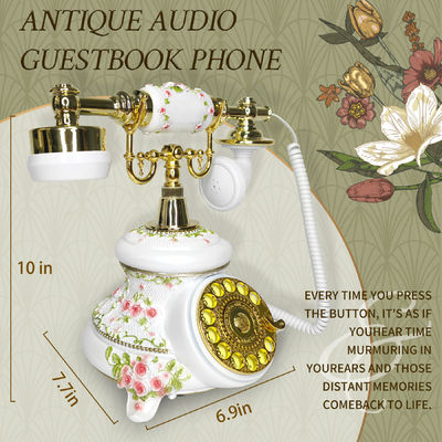 Party Europäische Hochzeit Telefon Gästebuch Audio Gästebuch FiayaCom Nachrichtenrekorder