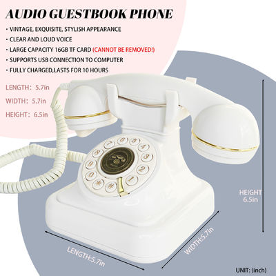 Für immer geschätzte Erinnerungen Hochzeit Telefon Gästebuch Erfassen Sie jede herzliche Nachricht für Ihren besonderen Tag