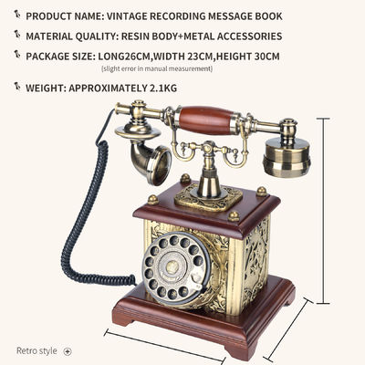 Telefon Gästebuch - perfekt zum Aufnehmen von Sprachnachrichten von Angehörigen bei besonderen Anlässen
