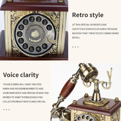 Telefon Gästebuch - perfekt zum Aufnehmen von Sprachnachrichten von Angehörigen bei besonderen Anlässen