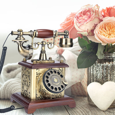Bronze Vintage Gästebuch Telefon Voicemail Hochzeit Gästebuch Europäischer Stil Kunststoffbau