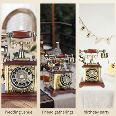 Bronze Vintage Gästebuch Telefon Voicemail Hochzeit Gästebuch Europäischer Stil Kunststoffbau