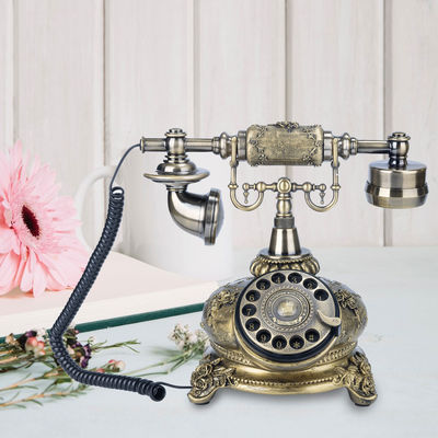 Bronze Gästebuch Telefon Antike Audio Gästebuch Telefon für Beichte