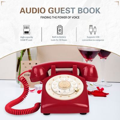 Spezielle Nachrichten aufzeichnen Telefon-Voice-Mail Gästebuch Einfacher Betrieb Gästebuch aufzeichnen ISO9001