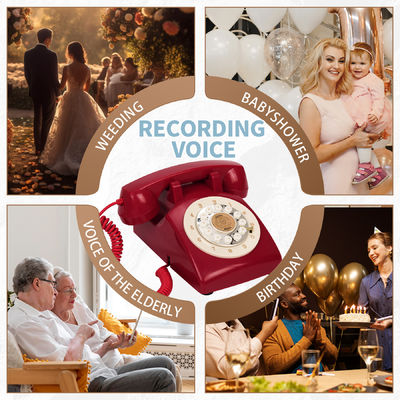 Spezielle Nachrichten aufzeichnen Telefon-Voice-Mail Gästebuch Einfacher Betrieb Gästebuch aufzeichnen ISO9001