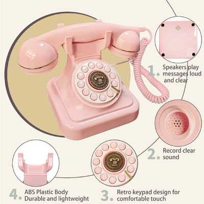 Plastiktelefon Audio Gästebuch 32 GB Speicher Telefon Gästebuch Hochzeit