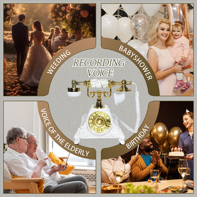 Kunststoff-Audio-Gästebuch Hochzeit Stimmeaufnahme Gästebuch für Hochzeiten