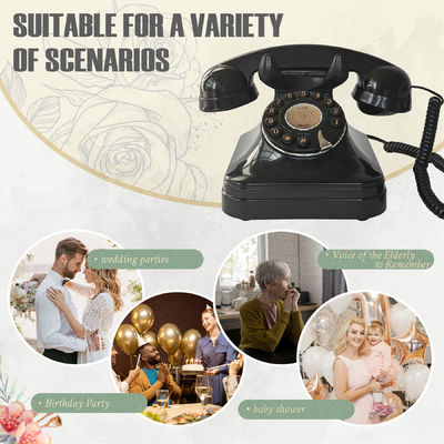 Gästewünsche Telefon Audio Gästebuch Klarer Klang Hochzeit Gästebuch Telefon für Abschlüsse