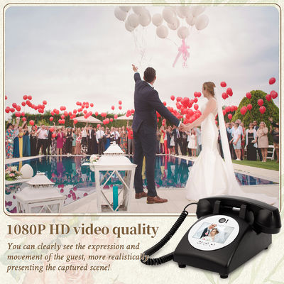 Partys Video Gästebuch mit klarem Audio Einfache Operation Hochzeit Audio Gästebuch