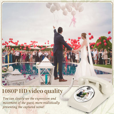 Klarer Ton-Qualität Telefon Aufnahme Gästebuch Video Gästebuch Hochzeit Abschluss Baby Duschen