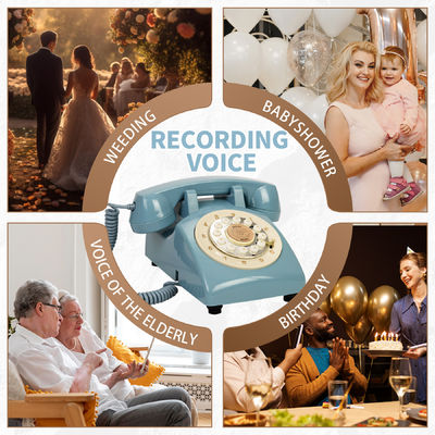 Wiederaufladbare Audio-Gästebuch Hochzeit Gästebuch mit Wiedergabe USB-Übertragung