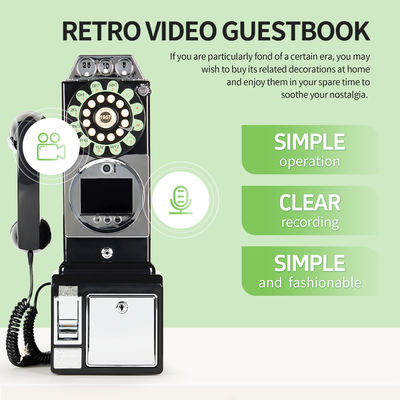 Personalisierte Retro Hochzeit Audio Video Gästebuch ABS Plastik Bankett Party Gast Segen Anmeldebuch Personalisierte Sprachnachricht