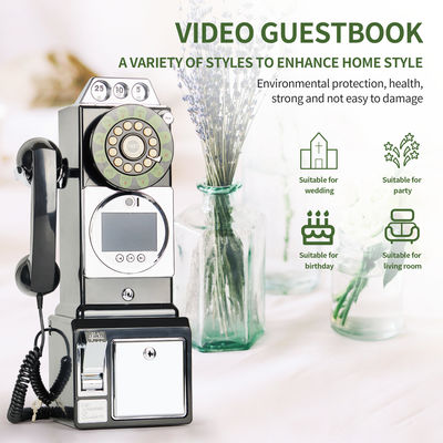 Personalisierte Retro Hochzeit Audio Video Gästebuch ABS Plastik Bankett Party Gast Segen Anmeldebuch Personalisierte Sprachnachricht