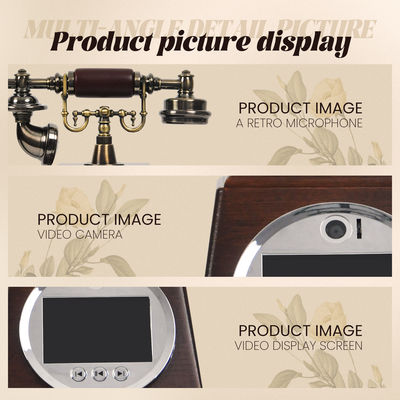 Personalisierte Retro Hochzeit Audio Video Gästebuch ABS Plastik Bankett Party Gast Segen Anmeldebuch Personalisierte Sprachnachricht