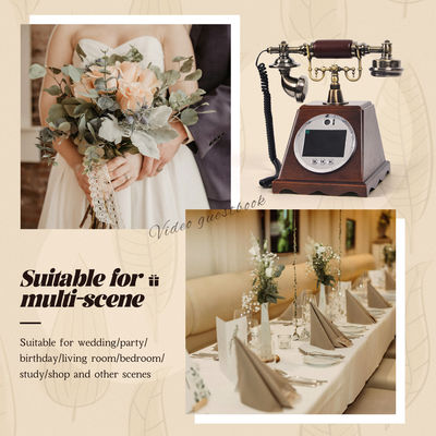 Personalisierte Retro Hochzeit Audio Video Gästebuch ABS Plastik Bankett Party Gast Segen Anmeldebuch Personalisierte Sprachnachricht