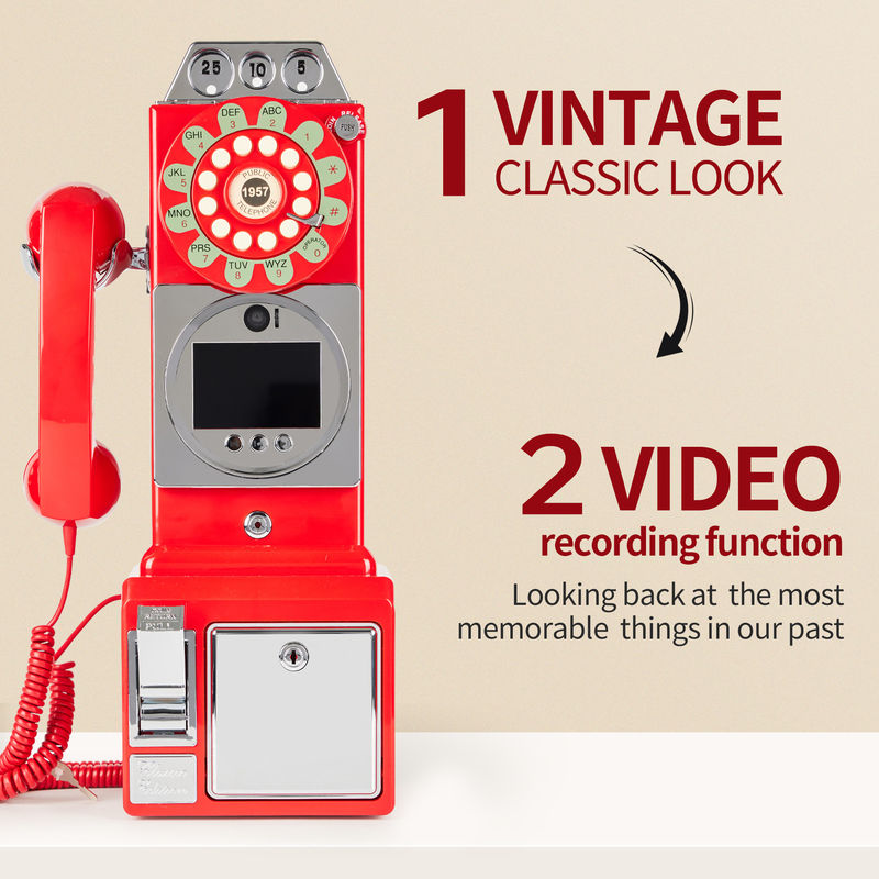 Personalisierte Retro Hochzeit Audio Video Gästebuch ABS Plastik Bankett Party Gast Segen Anmeldebuch Personalisierte Sprachnachricht